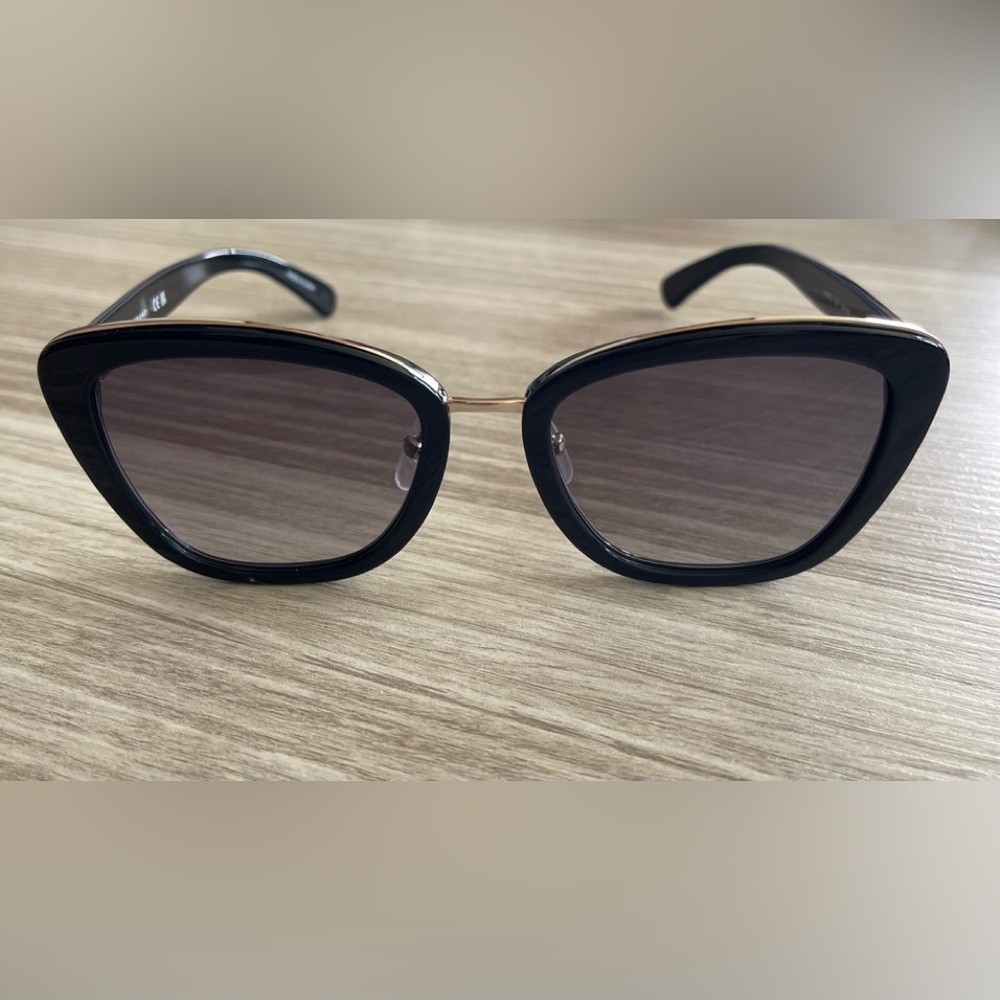 Longchamp Black 53mm Gradient Rectangle Sunglasses - image 1